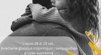 Savipagalbos grupės susitikimas