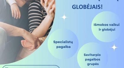 Vaiko gerovės ir globos centras kviečia tapti be tėvų globos likusių vaikų globėjais.